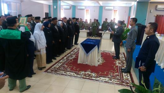 Sebanyak 27 Kepsek SD Hingga SMA di Meranti Dilantik